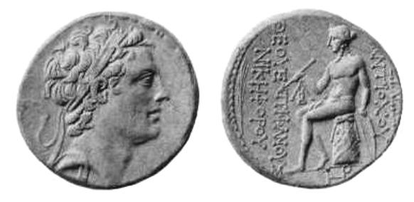 Coin of Antiochus IV Epiphanes