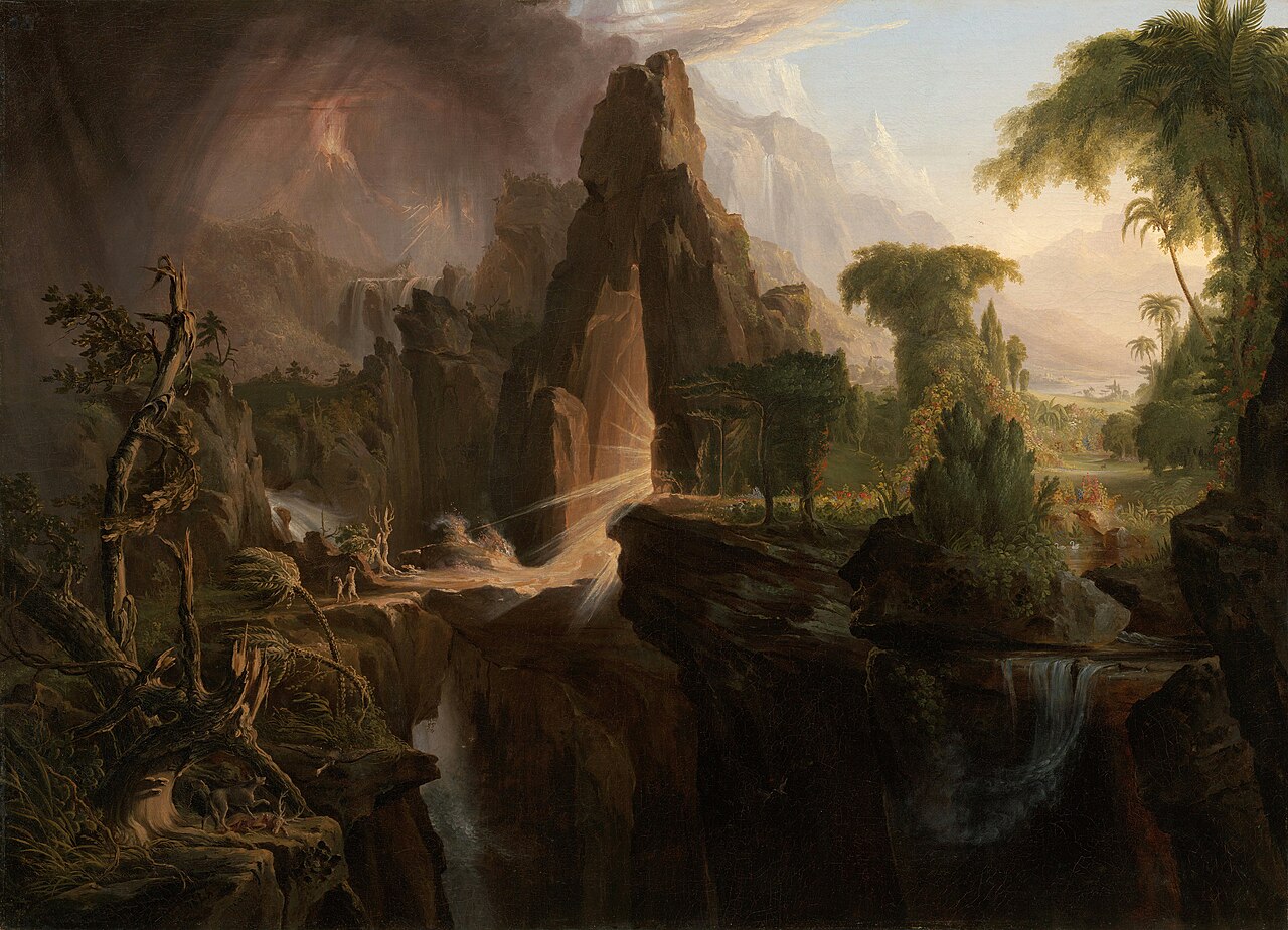 Thomas Cole's Expulsion from the Garden of Eden