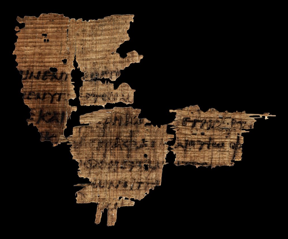 Papyrus 123 fragment containing 1 Corinthians 15:3-6