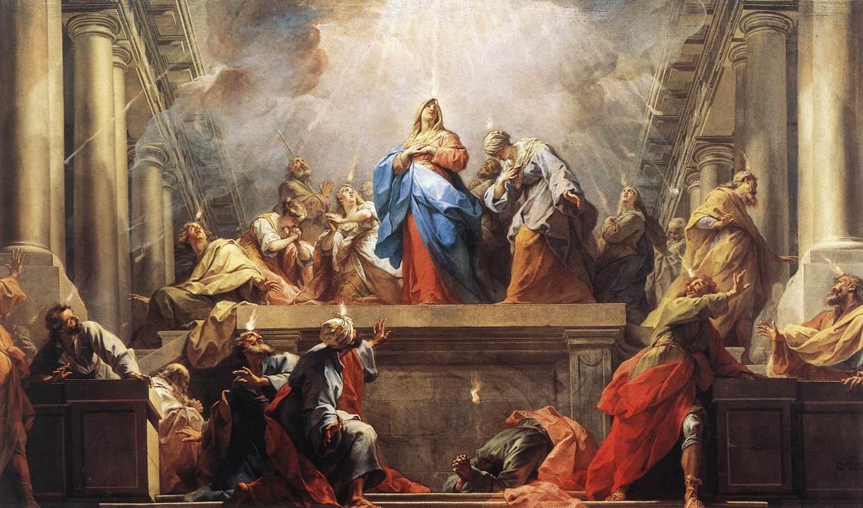 Jean Restout's painting Pentecost