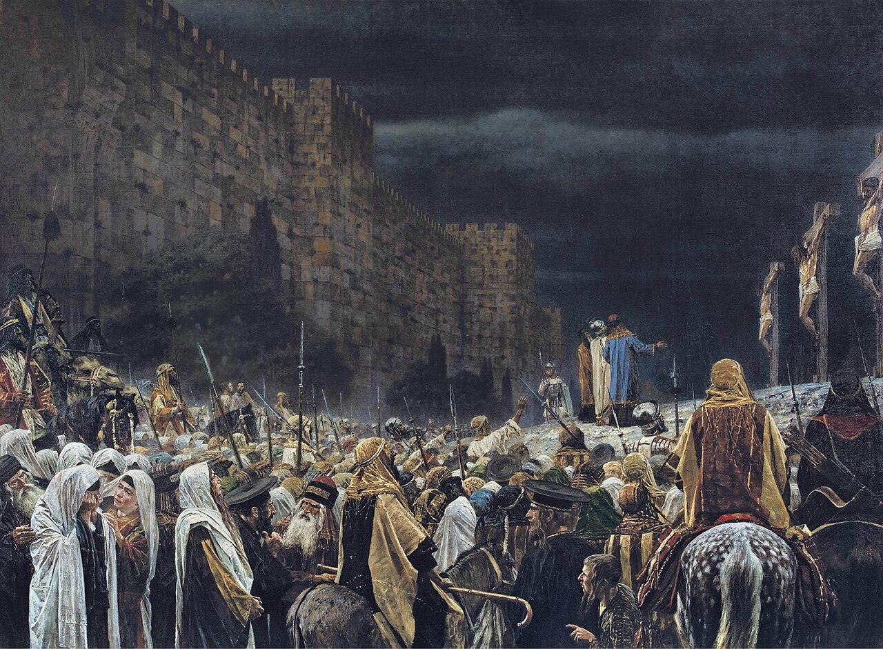 Vasily Vereshchagin's A Crucifixion in the Time of the Romans